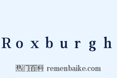 Roxburgh是什么意思的图片